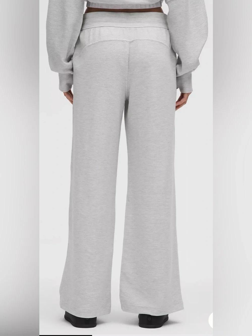 Lululemon Scuba Mid-Rise Wide-Leg Pant Waffle